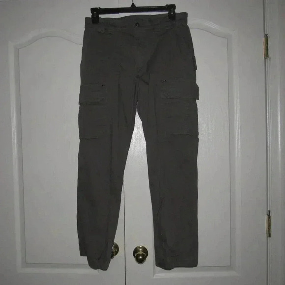 DULUTH Trading Company Flex Fire Hose Standard Fit Men’s Gray Work Pants Sz 30